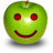 Apple Smile Icon